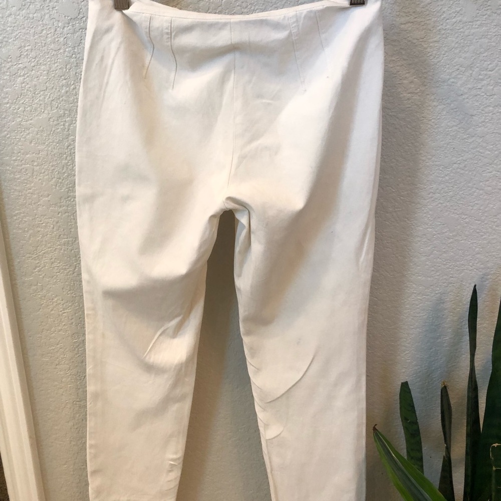 White Theory crop pants.